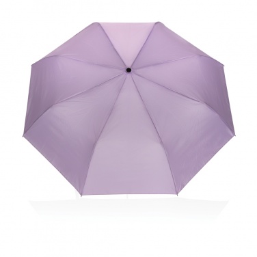 Logo trade promotional gifts image of: 21" Impact AWARE™ 190T mini auto open umbrella